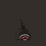 Portachiave Sprayground FLY KNIT MOUTH KEYCHAIN Nero - Foto 2