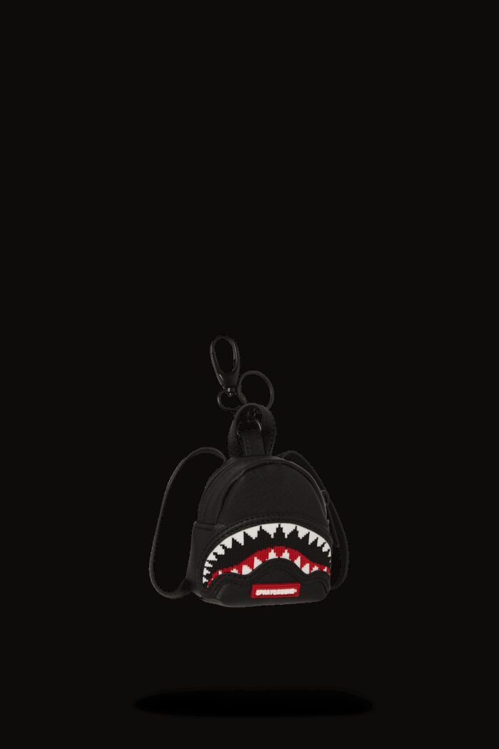 Portachiave Sprayground FLY KNIT MOUTH KEYCHAIN Nero