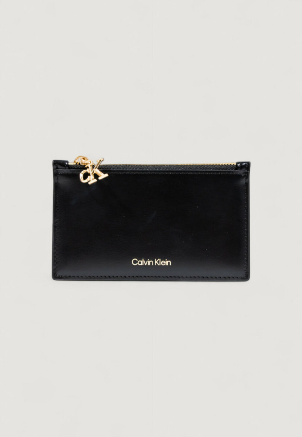 Portafoglio con portamonete Calvin Klein ZIP CARDCASE 6CC Nero - Foto 1
