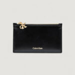 Portafoglio con portamonete Calvin Klein ZIP CARDCASE 6CC Nero - Foto 1