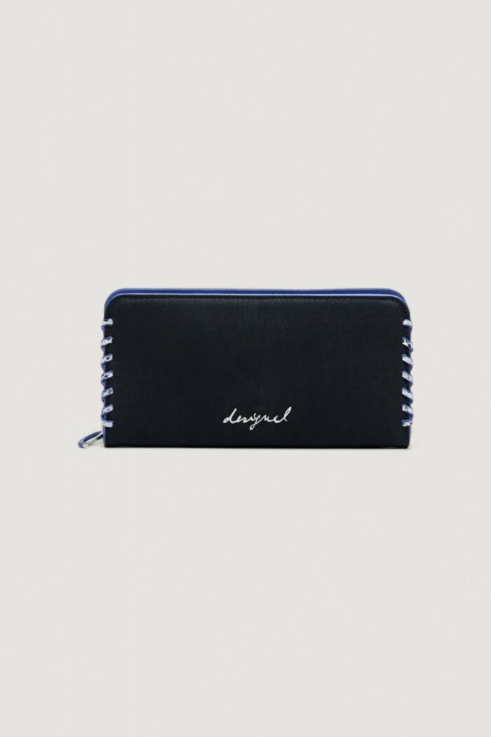Portafoglio grande Desigual MONE_CAPSULE TINY ZIP_FIO Nero – 25WAYP12