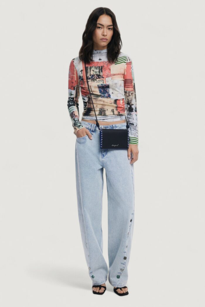 Portafoglio grande Desigual MONE_CAPSULE TINY ZIP_MAT Nero – 25WAYP10