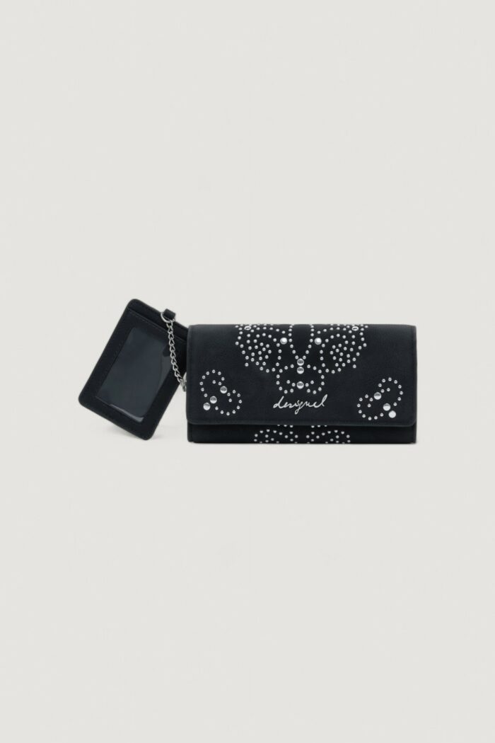 Portafoglio grande Desigual MONE_POKER FACE MARIONA Nero – 25WAYP46