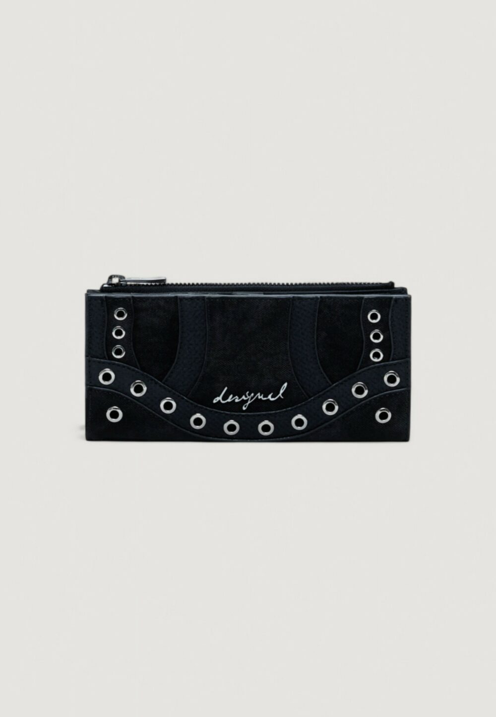 Portafoglio grande Desigual MONE_SNAKE PATCH PIA Nero - Foto 1