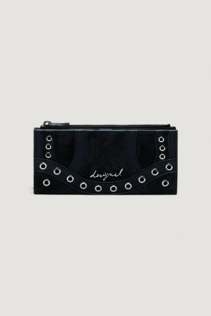Portafoglio grande Desigual MONE_SNAKE PATCH PIA Nero – 25WAYP27