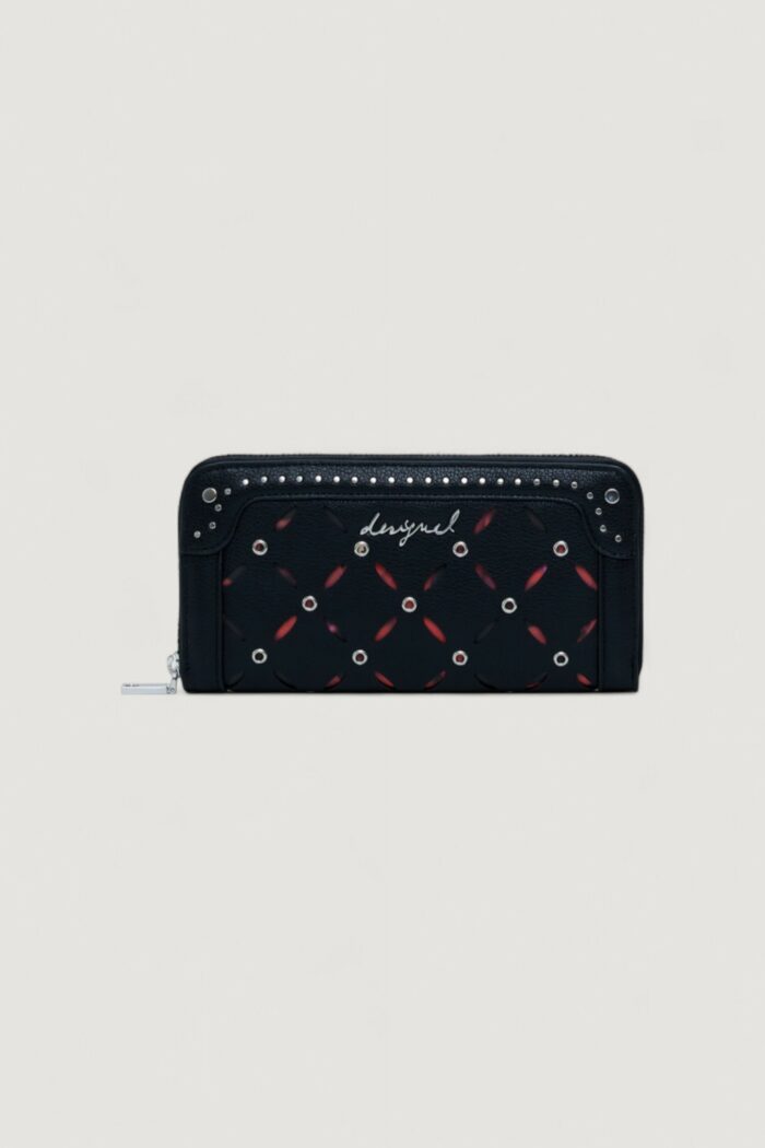 Portafoglio grande Desigual MONE_YANKEE FIONA BLACK Nero – 25WAYP33