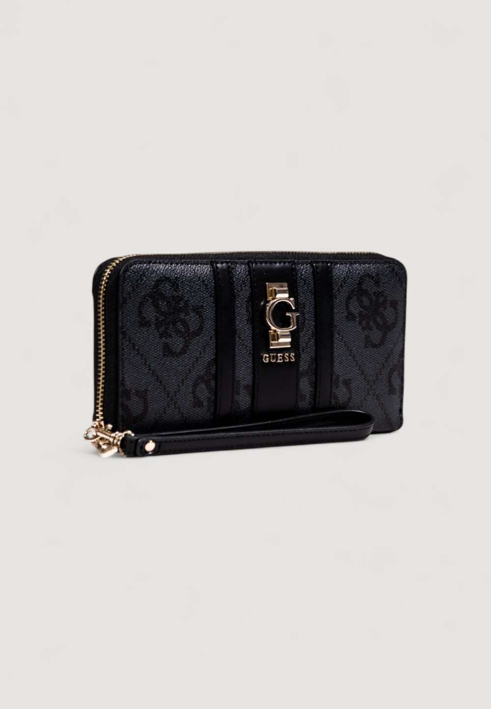 Portafoglio grande Guess ERENIA SLG LARGE ZIP AROUND Antracite - Foto 4