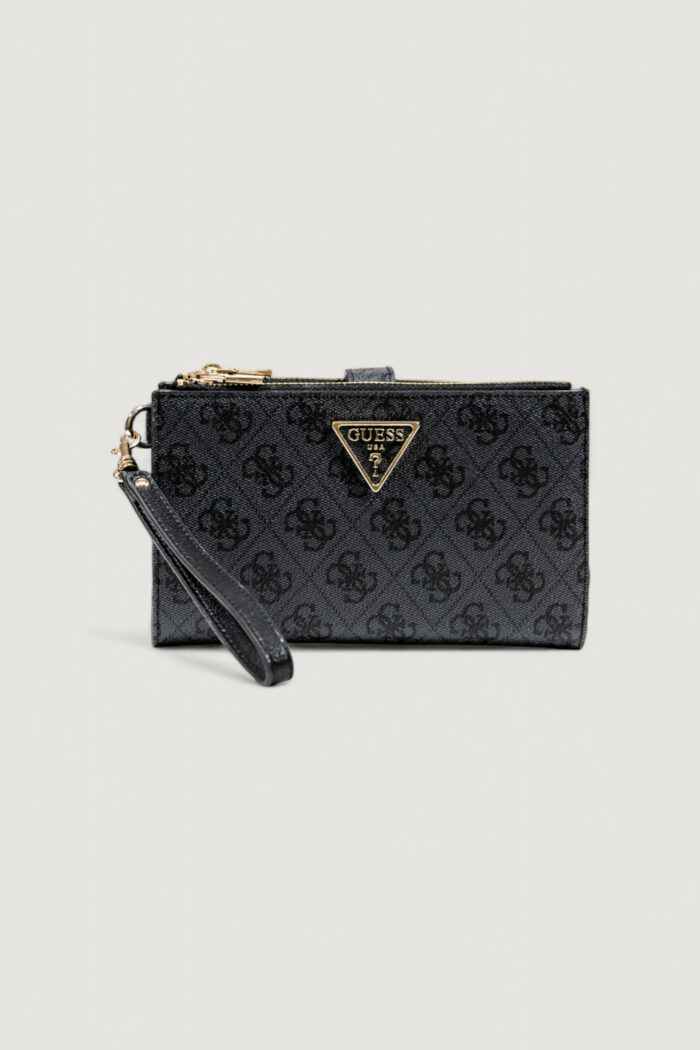 Portafoglio grande Guess LAUREL II SLG DBL ZIP ORGNZR Antracite – SWSG74 59157