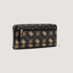 Portafoglio grande Guess SILIA SLG LARGE ZIP AROUND Caffe' - Foto 5