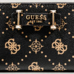 Portafoglio grande Guess SILIA SLG LARGE ZIP AROUND Caffe' - Foto 3