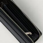 Portafoglio grande Guess CALEBRA SLG LARGE ZIP AROUND Nero - Foto 4