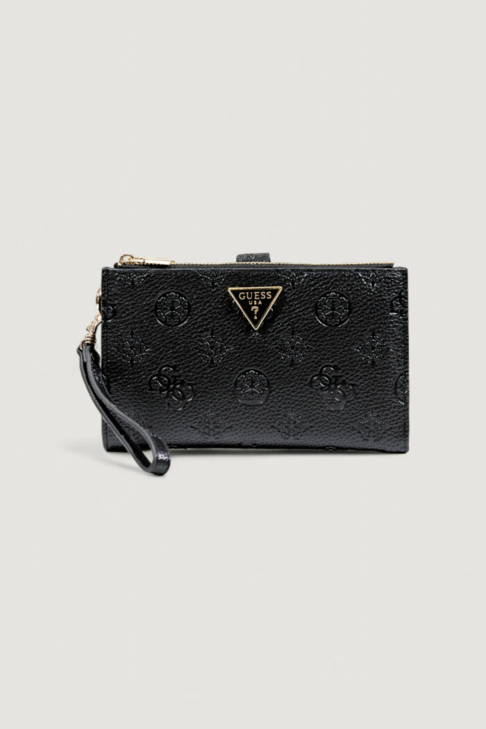 Portafoglio grande Guess CRESIDIA II SLG DBL ZIP ORGNZR Nero – SWPD98 88157