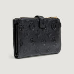 Portafoglio grande Guess CRESIDIA II SLG DBL ZIP ORGNZR Nero - Foto 5