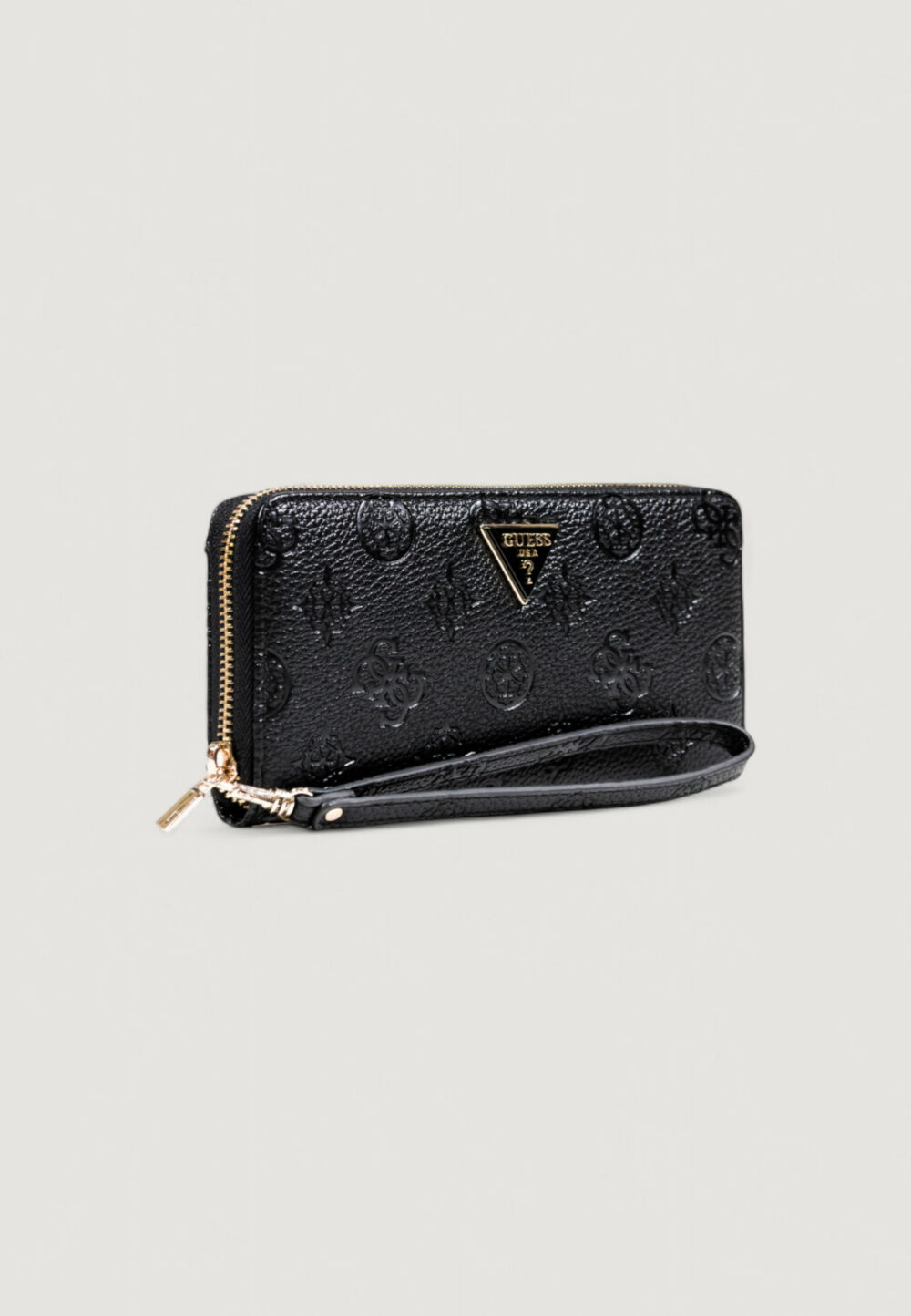 Portafoglio grande Guess CRESIDIA II SLG LRG ZIP AROUND Nero - Foto 2