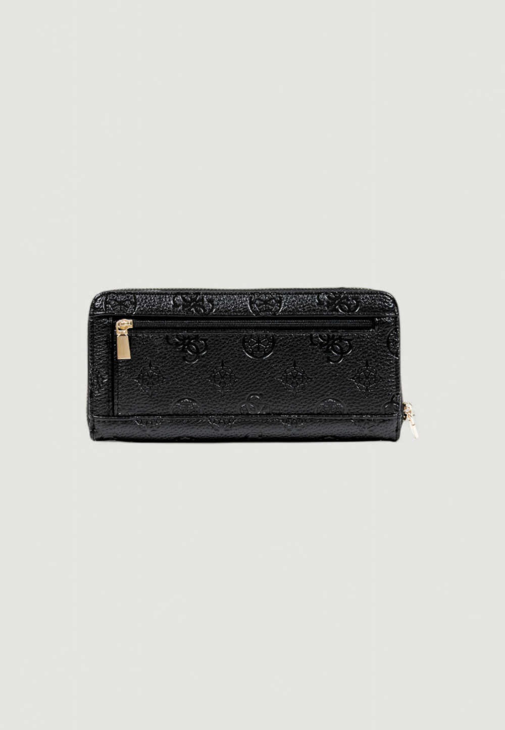 Portafoglio grande Guess CRESIDIA II SLG LRG ZIP AROUND Nero - Foto 4