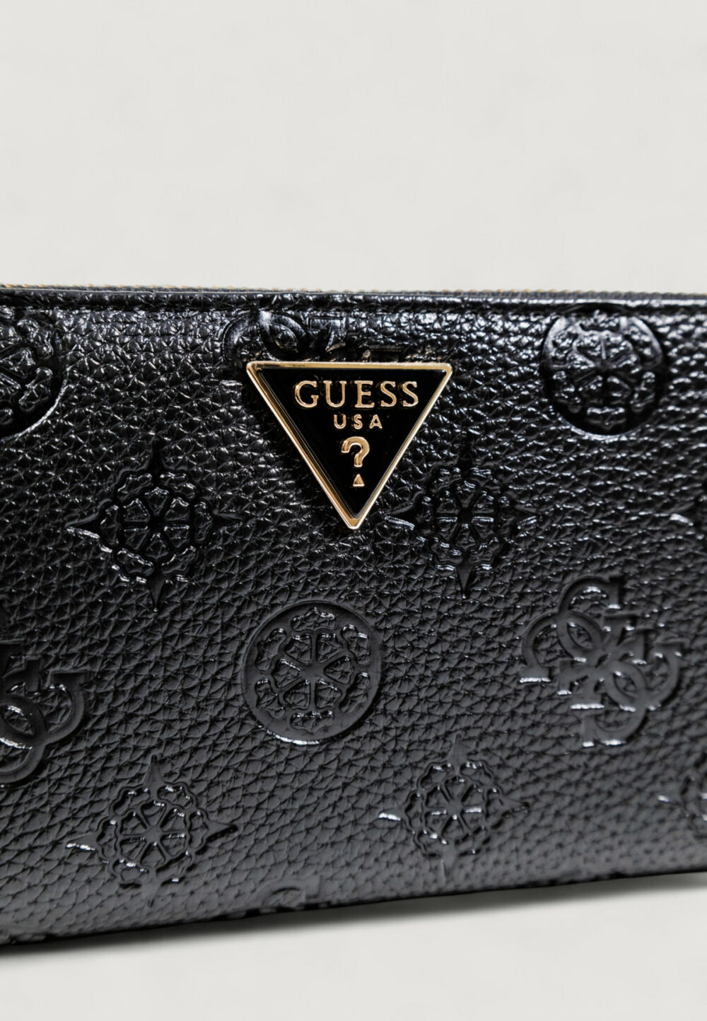 Portafoglio grande Guess CRESIDIA II SLG LRG ZIP AROUND Nero - Foto 3