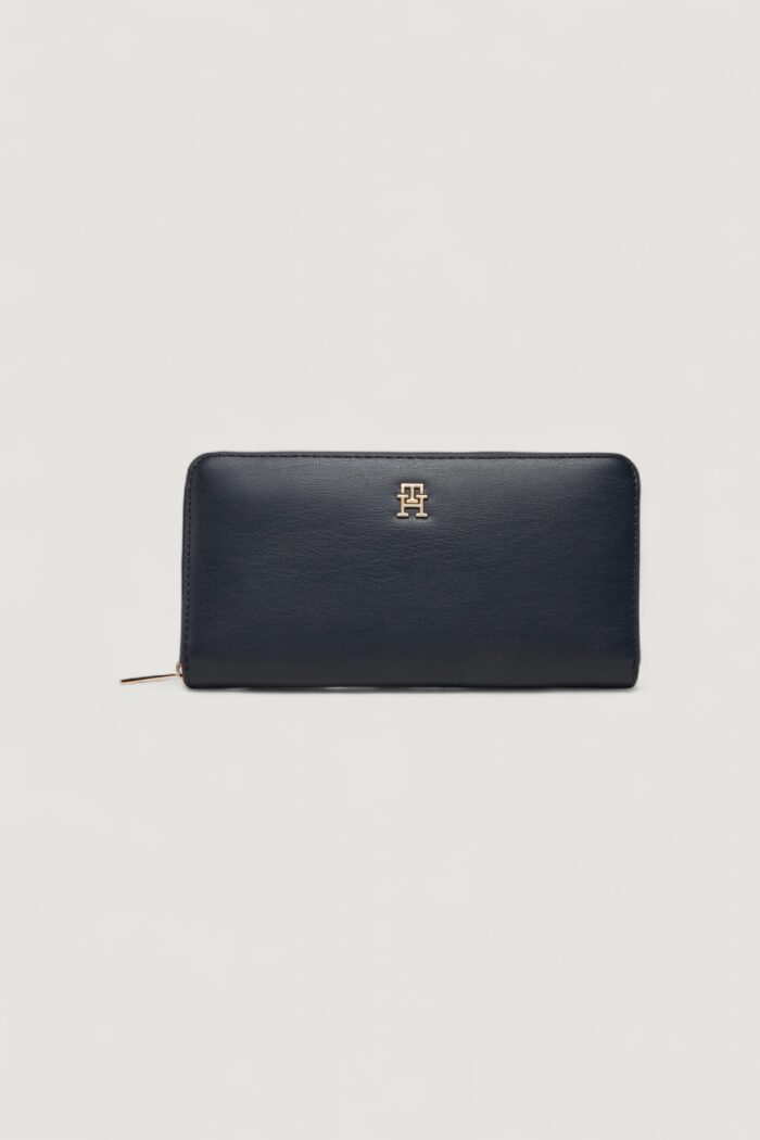 Portafoglio grande Tommy Hilfiger TH ICON LRG ZA Nero