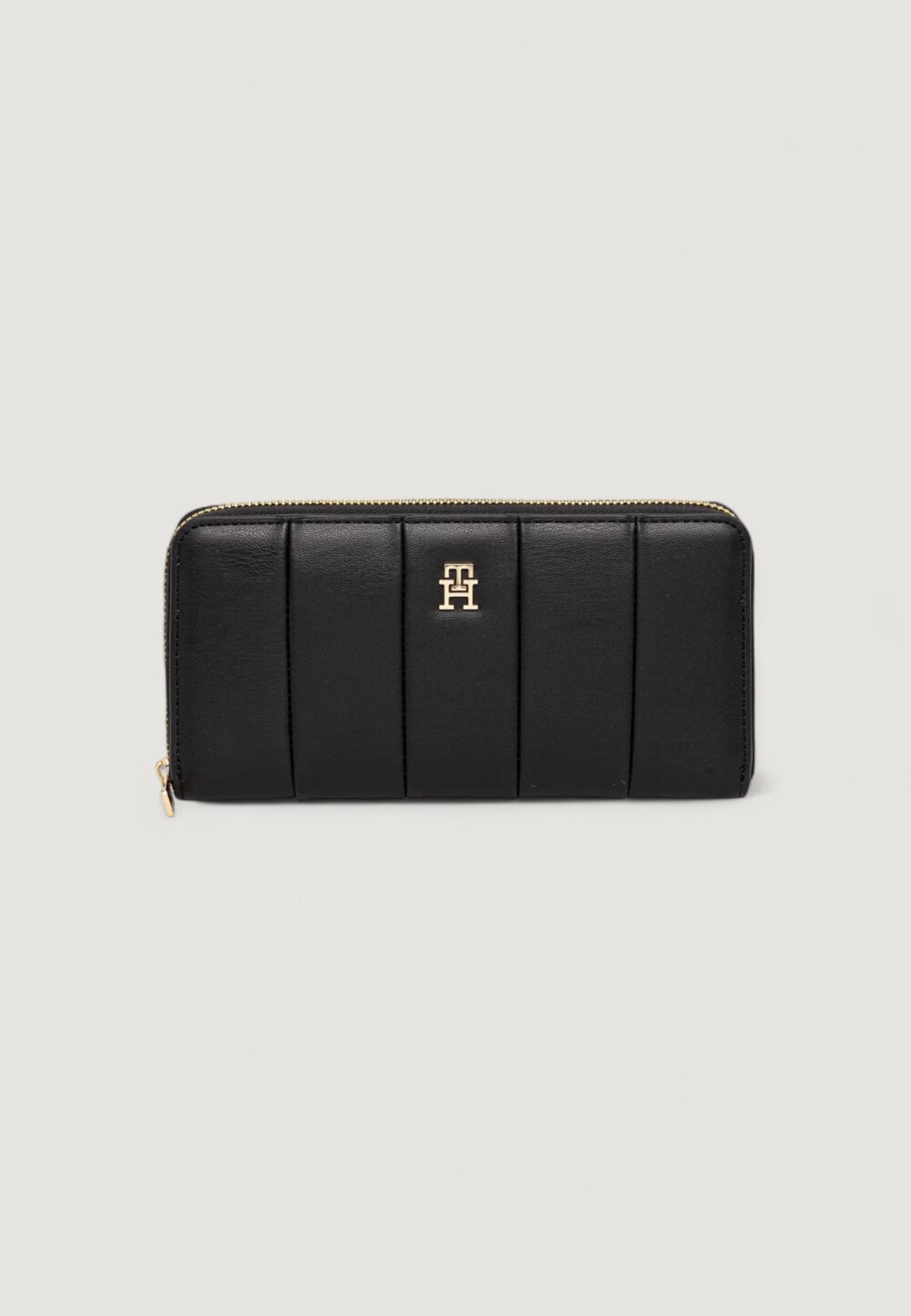 Portafoglio grande Tommy Hilfiger TH ICON LRG ZA QUILTED Nero - Foto 1