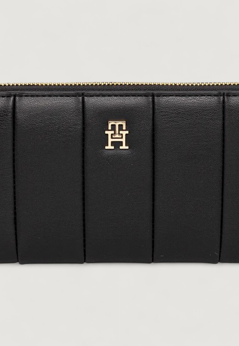 Portafoglio grande Tommy Hilfiger TH ICON LRG ZA QUILTED Nero - Foto 4
