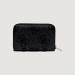 Portafoglio medio Guess ERENIA SLG MEDIUM ZIP AROUND Antracite - Foto 4