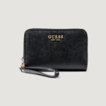 Portafoglio medio Guess AMORETTE SLG MED DOUBLE ZIP Nero - Foto 1