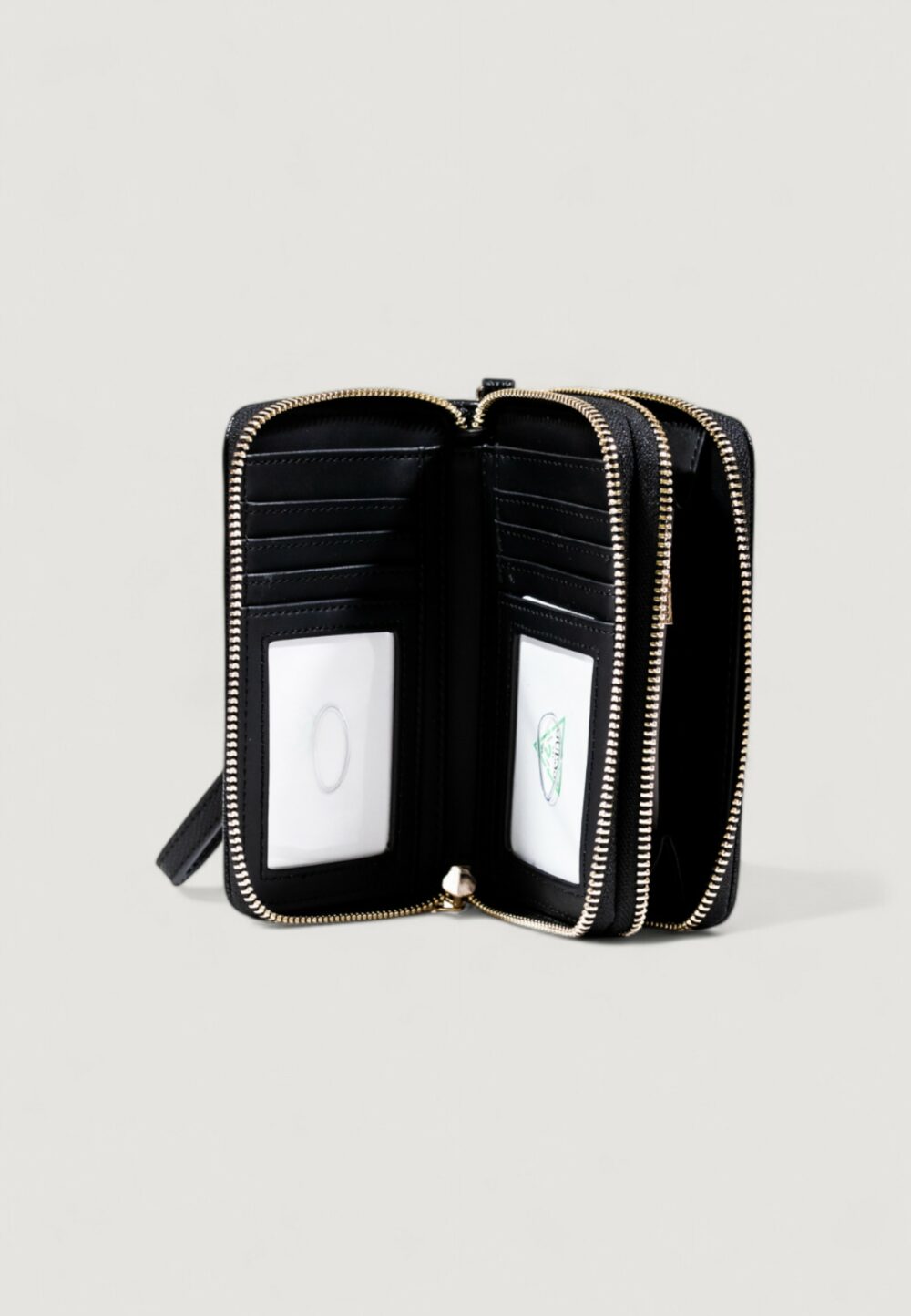Portafoglio medio Guess AMORETTE SLG MED DOUBLE ZIP Nero - Foto 5