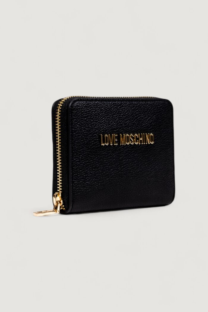 Portafoglio medio Love Moschino  Nero