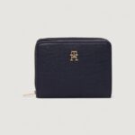 Portafoglio medio Tommy Hilfiger TH ICON MED ZA FLAP Nero - Foto 1