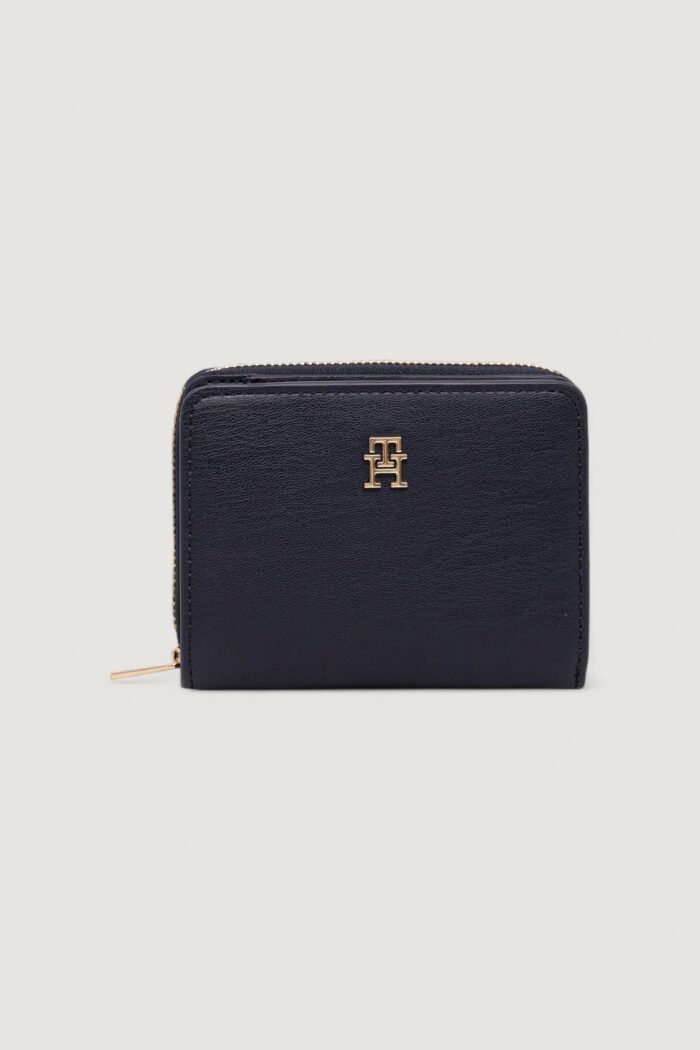 Portafoglio medio Tommy Hilfiger TH ICON MED ZA FLAP Nero – AW0AW17742