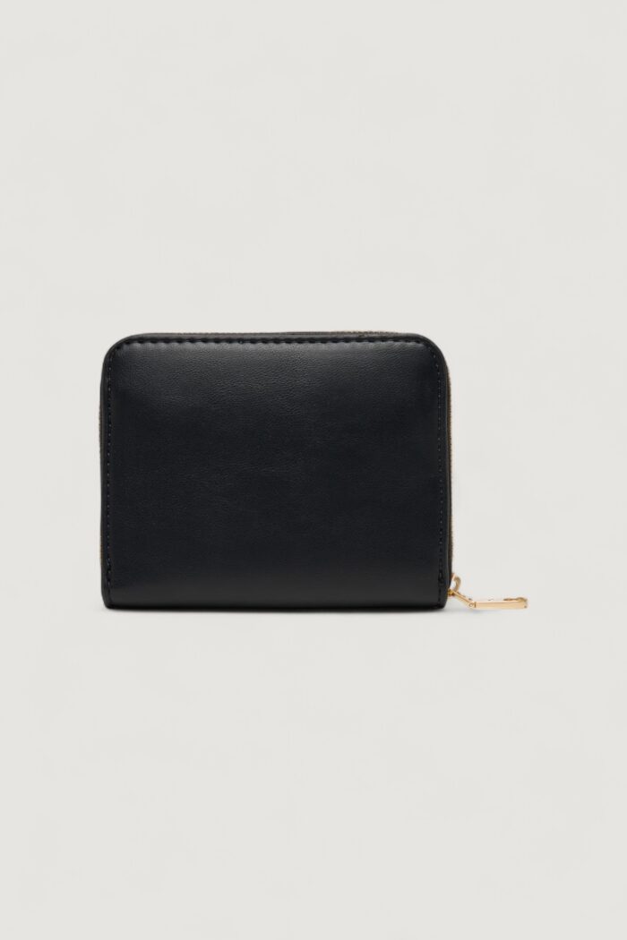 Portafoglio piccolo Calvin Klein RAISED CK MEDIUM ZIP Nero – LV04F1026G