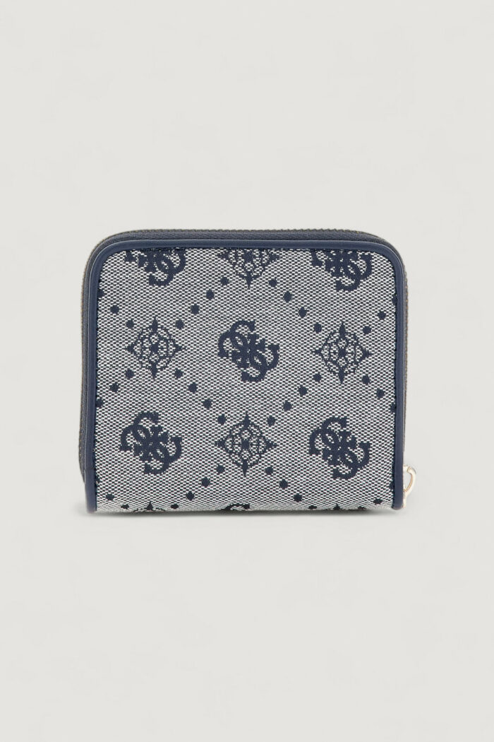 Portafoglio piccolo Guess NEDA SLG SMALL ZIP AROUND Blu
