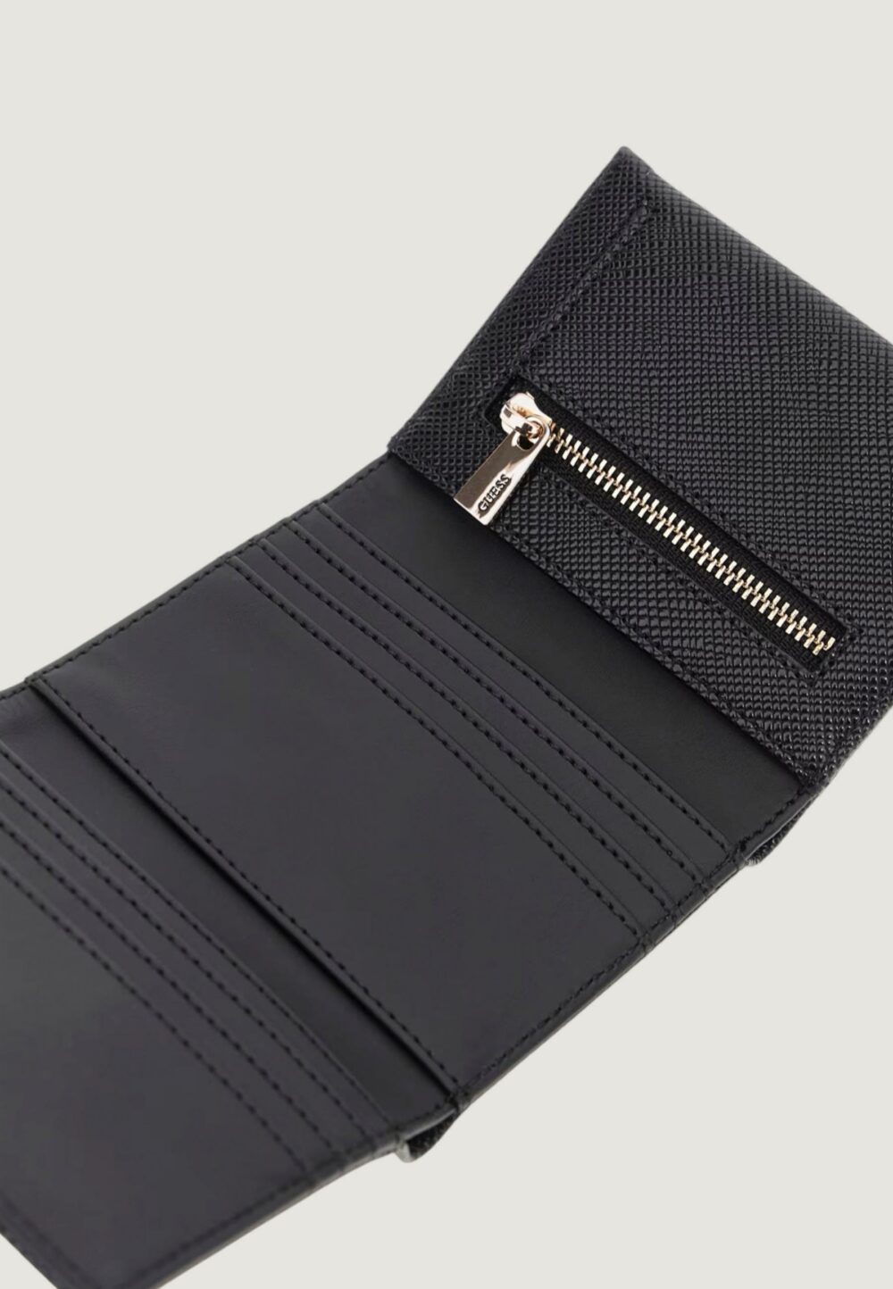 Portafoglio piccolo Guess ROSALBA SLG PETITE TRIFOLD Nero - Foto 4