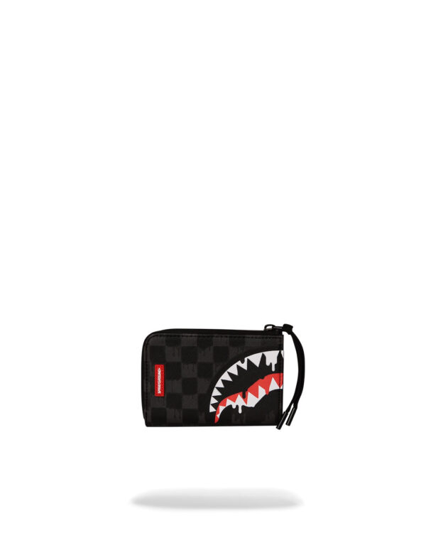 Portafoglio senza portamonete Sprayground DRIPPING SHARKS IN PARIS WALLET Nero - Foto 1