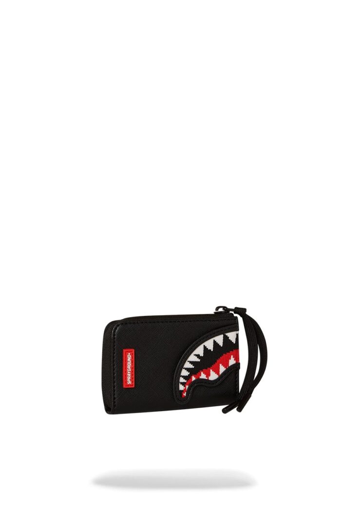 Portafoglio senza portamonete Sprayground FLY KNIT MOUTH WALLET Nero