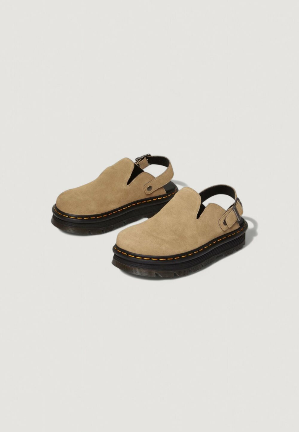 Scarpe basse Dr. Martens Zebzag Mule Savannah Tan Eh Suede Beige - Foto 5