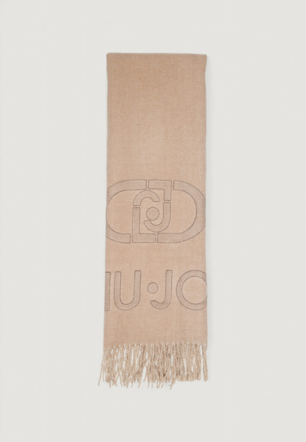 Sciarpa Liu-Jo STOLA OVAL MONOGRAM EMBOSSED Beige - Foto 1