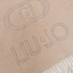 Sciarpa Liu-Jo STOLA OVAL MONOGRAM EMBOSSED Beige - Foto 3