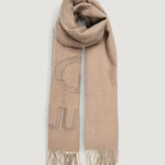 Sciarpa Liu-Jo STOLA OVAL MONOGRAM EMBOSSED Beige - Foto 2
