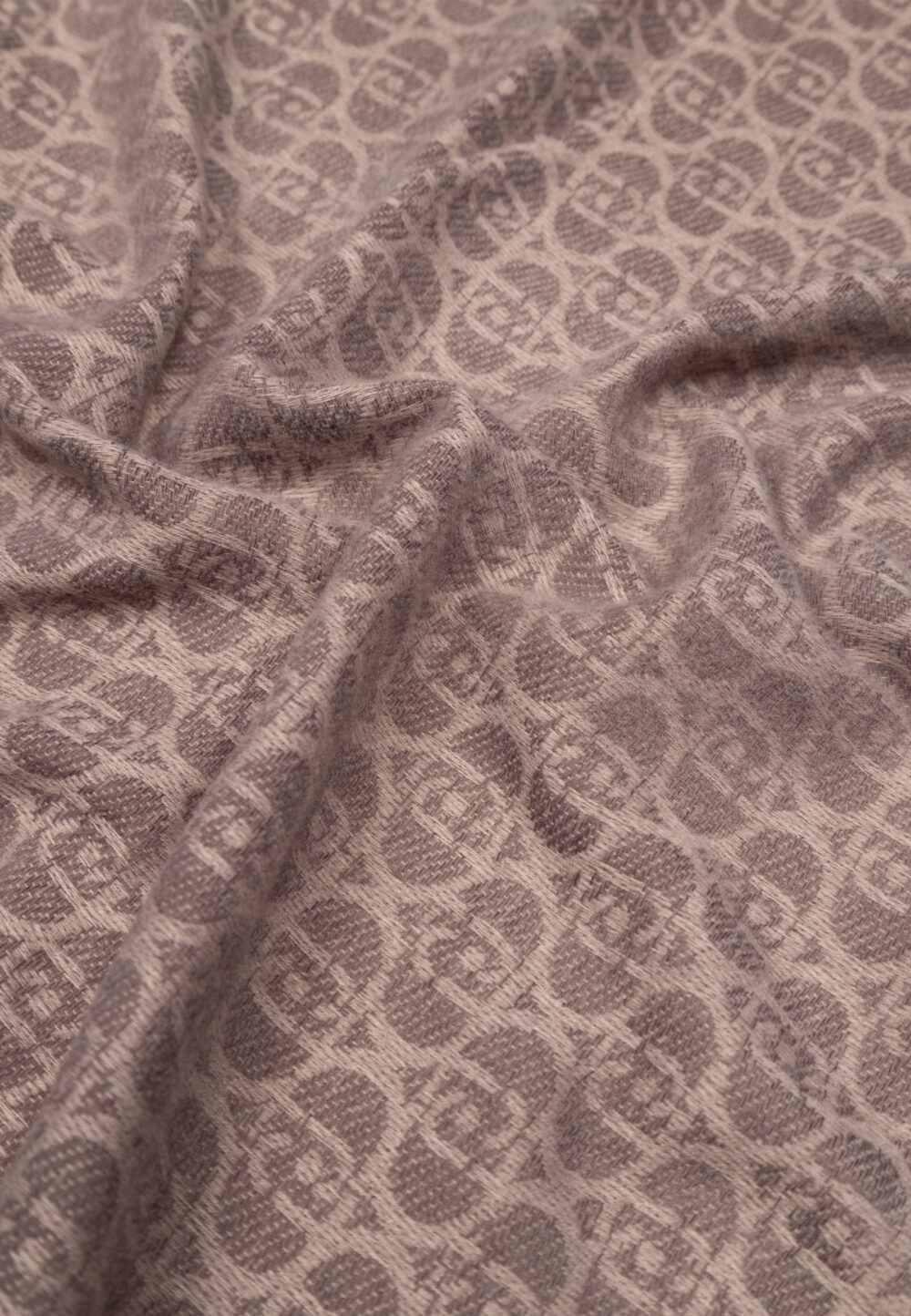 Sciarpa Liu-Jo STOLA BRUSHED LOGO OVAL Rosa Antico - Foto 2