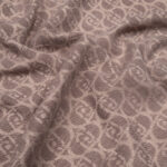 Sciarpa Liu-Jo STOLA BRUSHED LOGO OVAL Rosa Antico - Foto 2