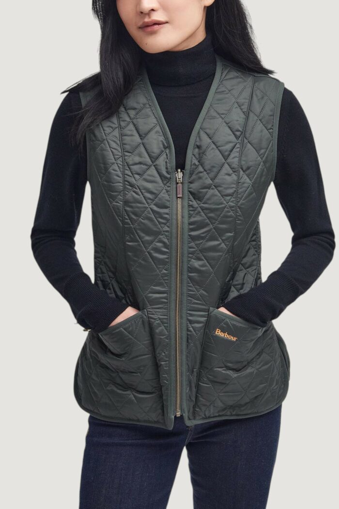 Smanicato Barbour FLEECE BETTY LINER Verde Oliva