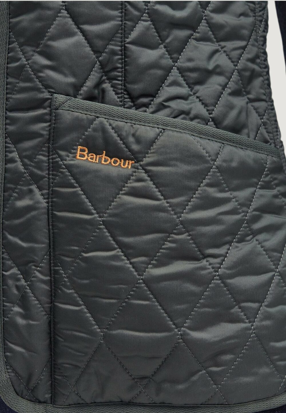 Smanicato Barbour FLEECE BETTY LINER Verde Oliva - Foto 2