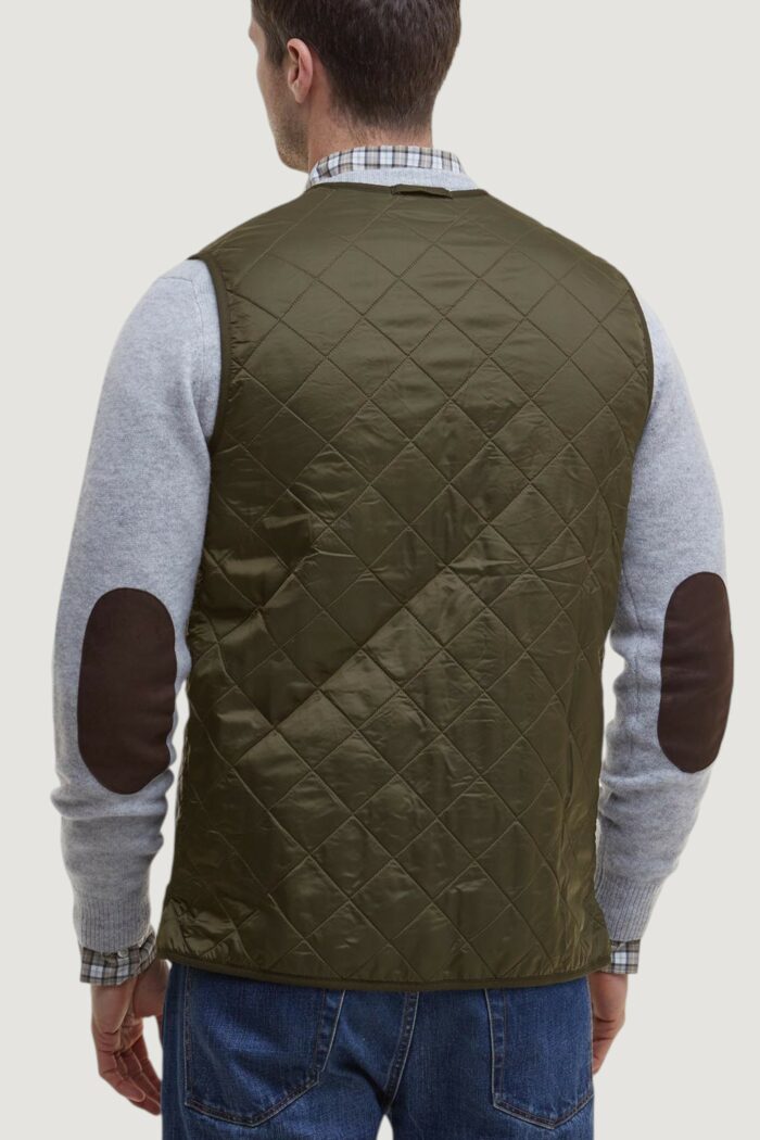 Smanicato Barbour POLARQUILT WAISTCOAT ZIP LINER Verde Oliva