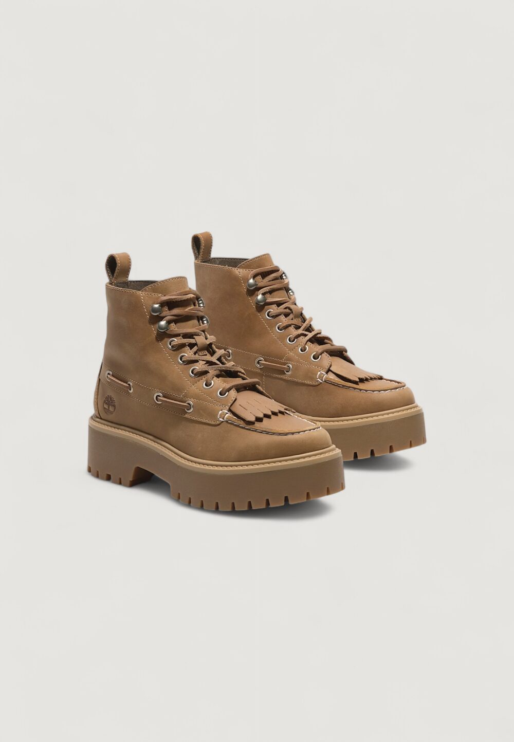 Stivali TIMBERLAND STST MID LACE BOOT Wide Giallo - Foto 4