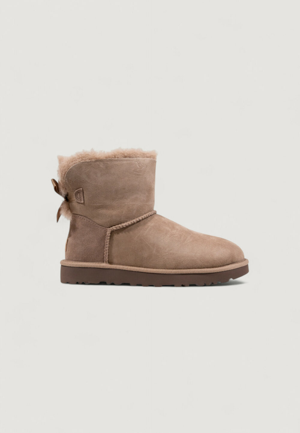 Stivali UGG MINI BAILEY BOW II Marrone - Foto 1
