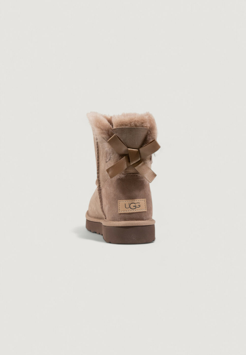 Stivali UGG MINI BAILEY BOW II Marrone - Foto 3