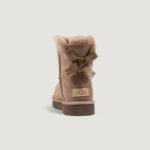 Stivali UGG MINI BAILEY BOW II Marrone - Foto 3