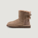Stivali UGG MINI BAILEY BOW II Marrone - Foto 4