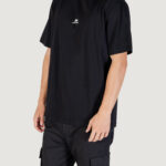 T-shirt Antony Morato RELAXED WITH RUBBER FLOCK LOGO PRINT Nero - Foto 2