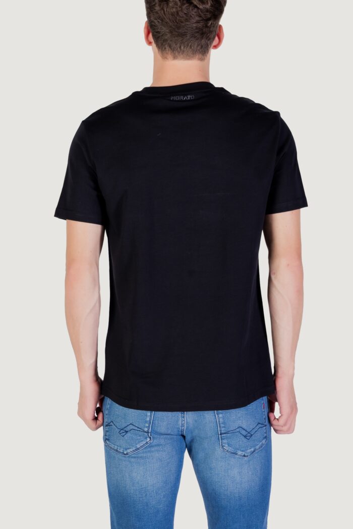 T-shirt Antony Morato STUTTGART REGULAR FIT WITH PRISM SHAPE RUBBER TIGER PRINT Nero – MMKS02552-FA100258